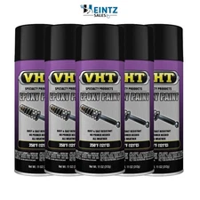 VHT SP652 Satin Black Epoxy All Weather Paint Rust & Salt Resistant 11 oz - 6 PK