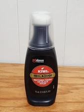 Kiwi Heel & Edge Shoe Cleaner 75ml Black Sole Polish Restore