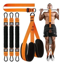 HPYGN Two Foots Pull Up Assistance Bands, Heavy Duty Resistance Band for Pull Up