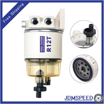 #ad R12T Marine Fuel Water Separator Filter Kit 10 Micron S3240 120AT 18 7987 NPT $14.97