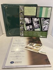 Creative Memories 12x12 Evergreen Scrapbook Album w/Pages - Protectors- paper