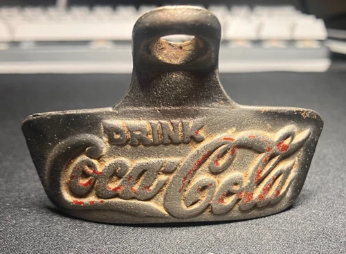 Vintage DRINK COCA-COLA Wall Bottle Opener STARR X Brown Co. #7