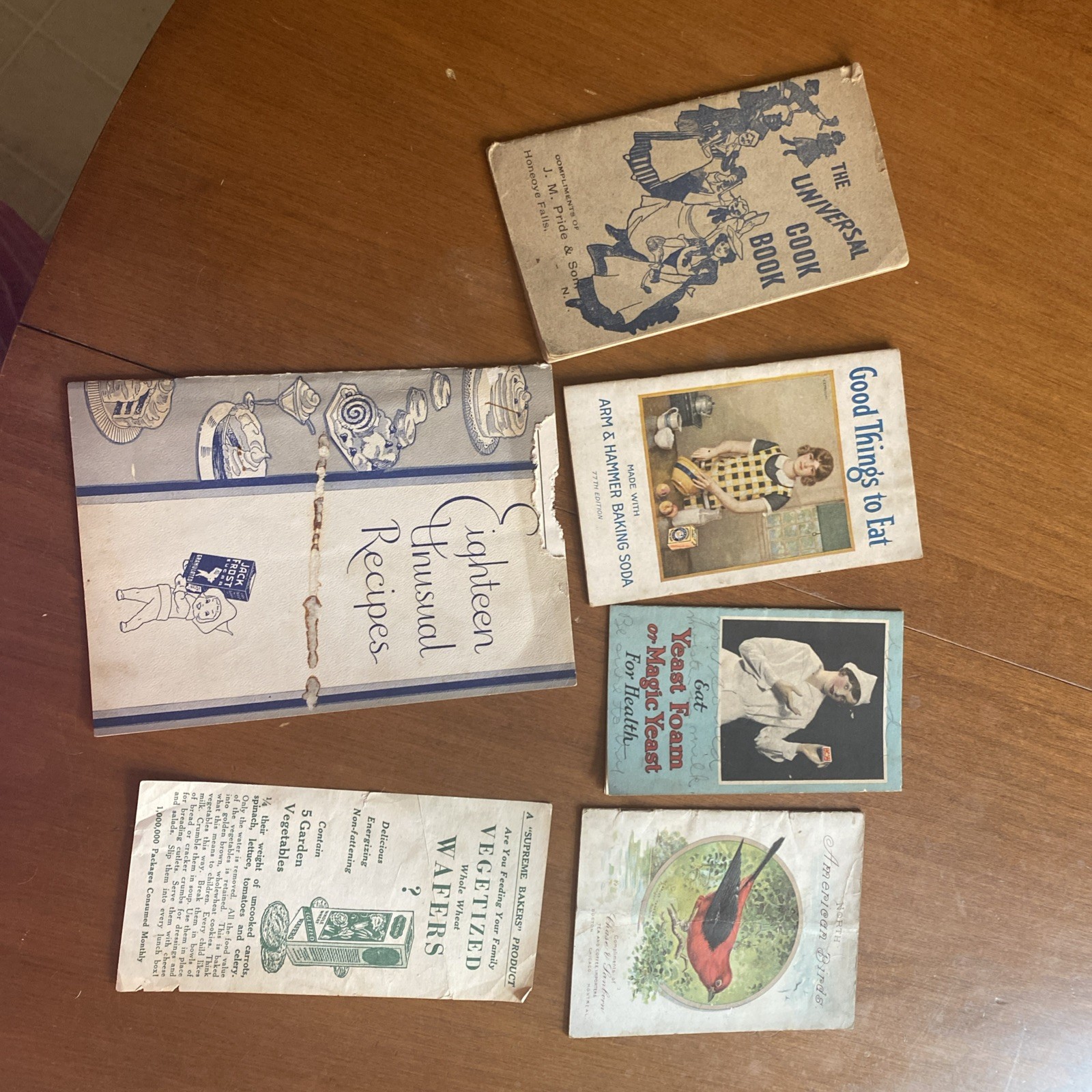 Vintage Lot Of 6 Booklets Pamphlets Advertising Almanac Guides More