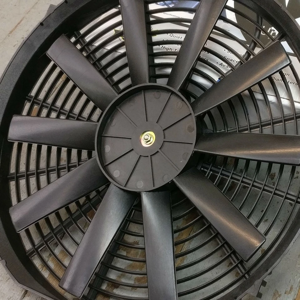 Ventilador radiador de rendimiento de 14 pulgadas modelo PG estándar Plymouth 1934 refrigeración delgado Foto 4 de 4