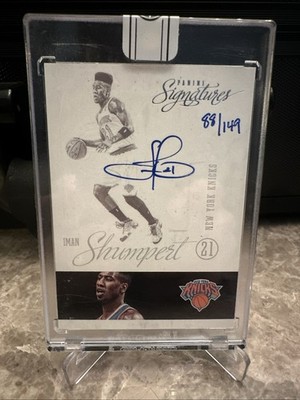 2012-13 Panini Signatures - Iman Shumpert #20 Sealed Autograph /149 NBA  