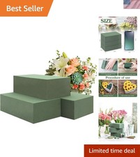 Versatile Floral Foam Blocks - 3 Pcs Ideal for Fresh  Artificial Flowers
