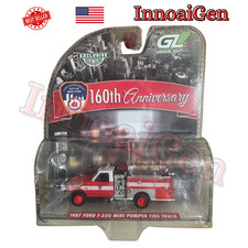 Greenlight 1987 Ford F-350 Mini Pumper Fire Truck 160th Anniversary 1:64 Diecast