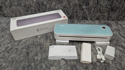PeriPage Mini A40 ITP01 Blue Rechargeable 203DPI Mobile Printer + Adapter  New