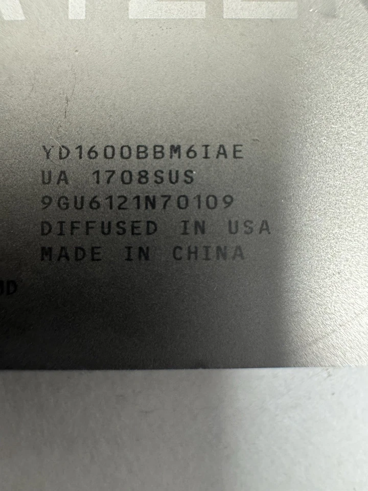 AMD Ryzen 5 1600 3.6Ghz 6 Core AM4 CPU Processor YD1600BBM6IAE Tested - Image 2 of 4