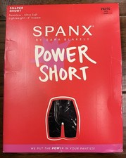 Spanx Women's Power Shaper Short 2X Ultra Soft Shaper Seamless Very Black 2744