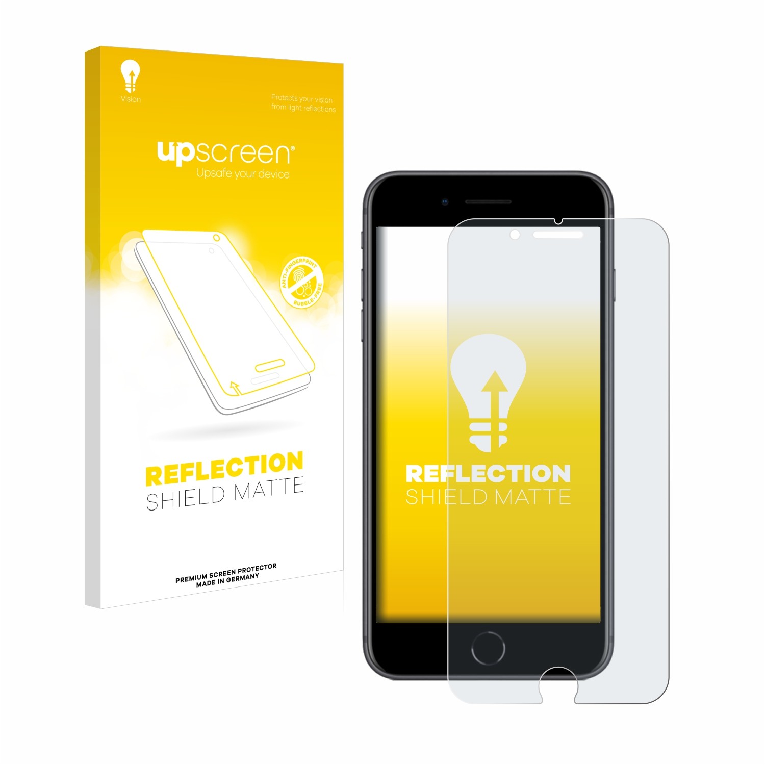 upscreen Entspiegelungs Schutzfolie für Apple iPhone 8 Plus Matt Antireflex