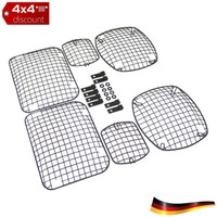Steinschlagschutz Set Left Right Front Rear Schwarz Jeep Wrangler YJ 1987/1995