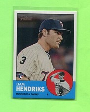 LIAM HENDRICKS WHITE SOX TWINS 2012 TOPPS HERITAGE BASEBALL ROOKIE CARD #89