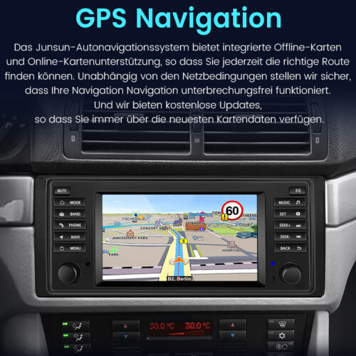 Für BMW 5er E39 X5 E53 7er E38 Android 13 Carplay Autoradio GPS NAVI RDS BT DAB+ - Bild 6 von 14