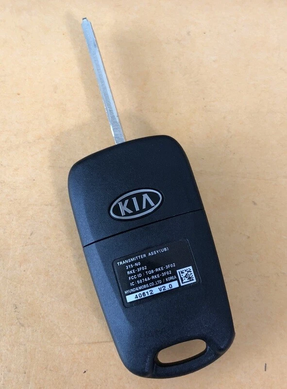 NUEVO OEM 2012 2013 KIA RIO PLEGABLE MANDO A DISTANCIA TRANSMISOR TQ8-RKE-3F02 (UB) Foto 2 de 3