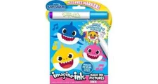 Baby Shark 24-Page Imagine Ink Magic Pictures Activity Book Great Gift Idea NEW