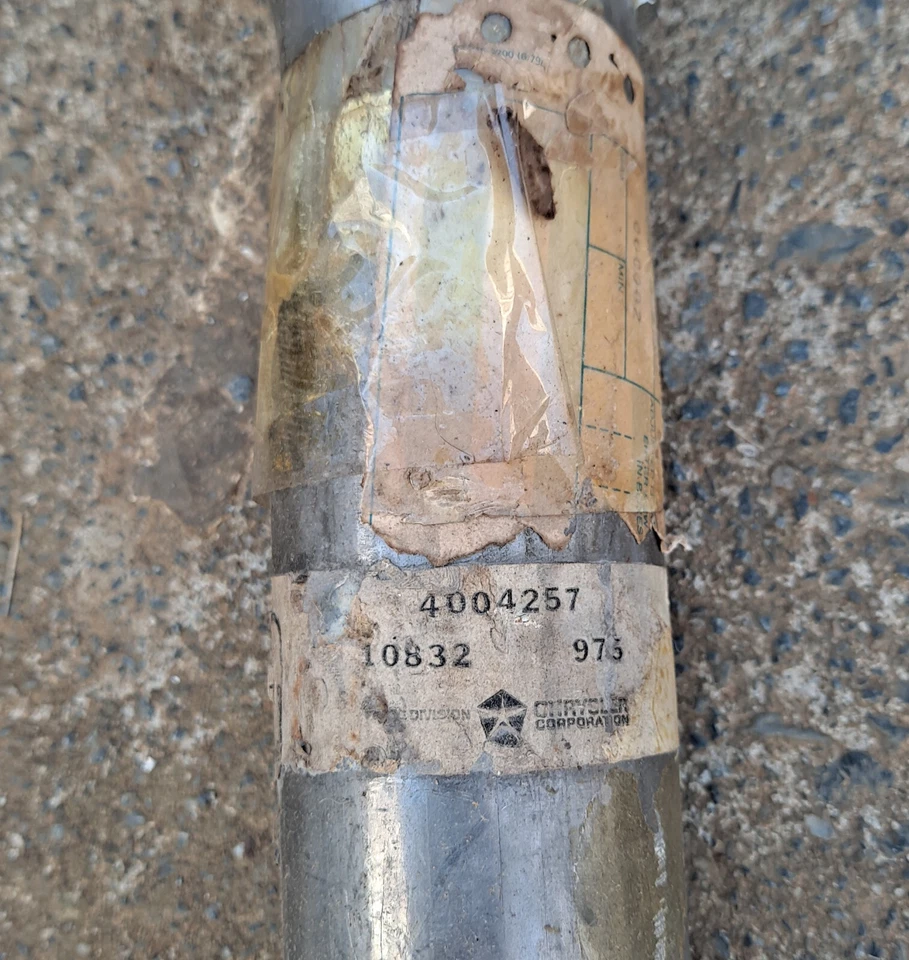 1976 Plymouth Scamp Dodge Dart Swinger 318 V8 NOS Mopar CATALYTIC CONVERTER - Image 3 of 3