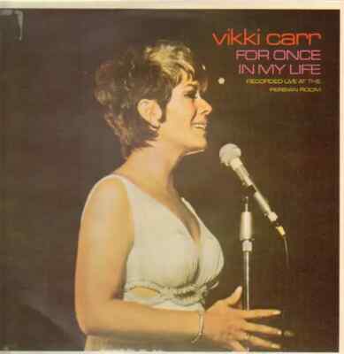 Vikki Carr For Once In My Life Liberty Vinyl LP