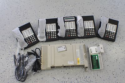 Avaya Lucent Partner ACS Business Phone System 5 Phones Refurbished
