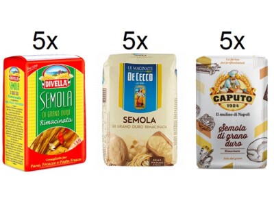 Testpaket De Cecco Divella Caputo Semola Grano Duro Rimacinata Hartweizengries Ebay 