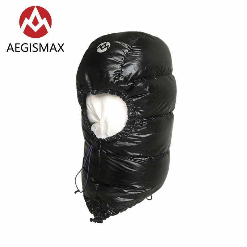 AEGISMAX Ultralight 800FP Goose Down Face Covering Hat Cap