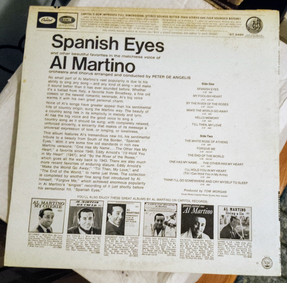 Al Martino Vinyl Lp