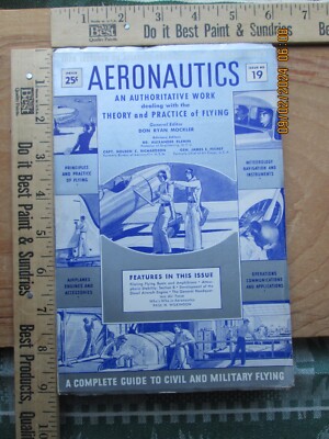 AERONAUTICS AN AUTHORITATIVE WORK dealing with the THEORY & PRACTICE jan 8 1941