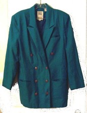 Together Turquoise Coat With Double Rows Of Buttons Size 14m