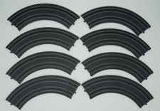 LIFE-LIKE 9" 1/4 CURVE TRACK  8 PC NOS  COMPATIBLE W/ ROKAR  RACE READY