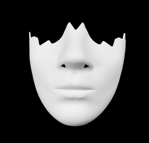 Bulk Blank DIY White Unpaint Masquerade Mask Polyresin Base Halloween Costume - Picture 26 of 30