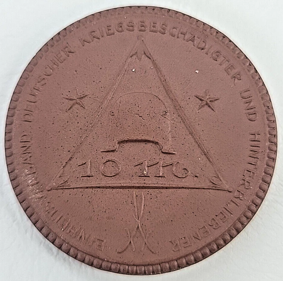 10 马克 1921 年 Notgeld 柏林德国 Meissen 瓷币 UNC Scheuch #357a — 第 4/4 张图片