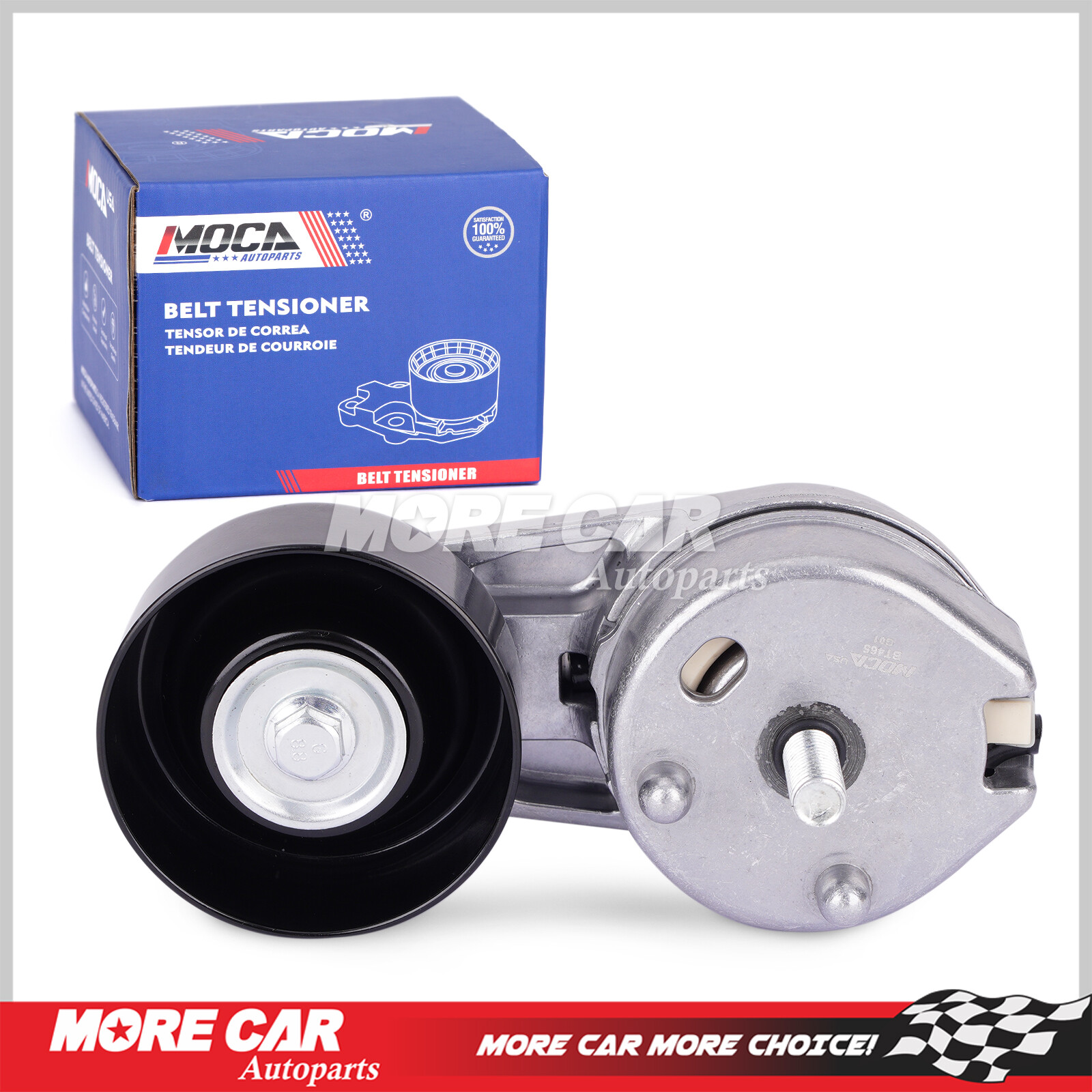 Serpentine Belt Tensioner Assembly for Ford Lincoln Mercury Jaguar Land Rover