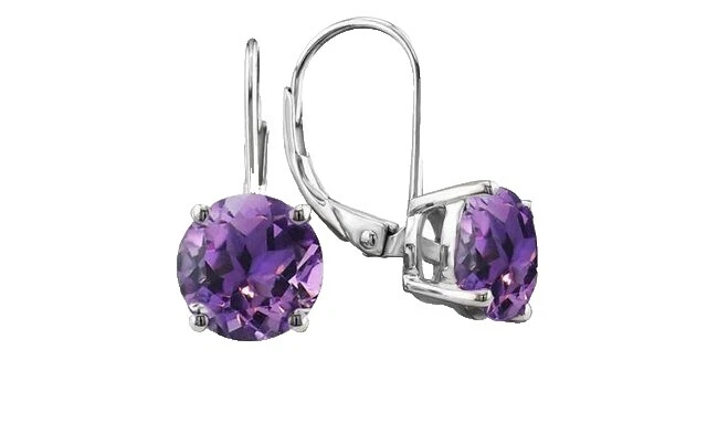 Amatista Amatista plateado plata juegos de joyas de moda