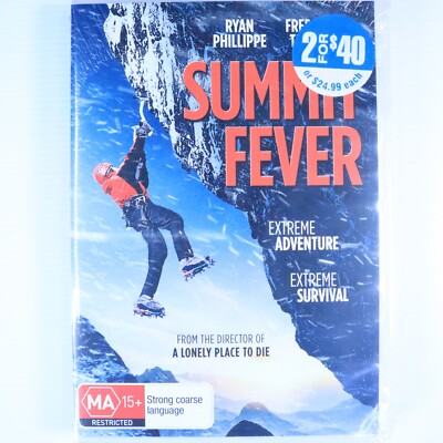 NEW Summit Fever (DVD 2022) Action Adventure Movie Freddie Thorp, Ryan Phillippe