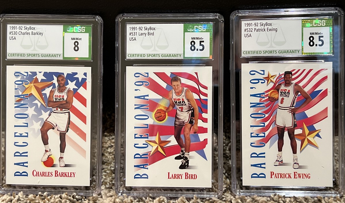 1991-92 Skybox #530-546 Team Card Barcelona Dream Team Michael 