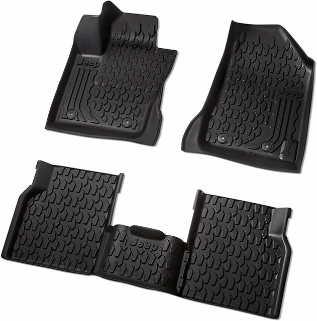 🔥 Mopar NEW All Weather Slush Floor Mats for Jeep Compass 82214651AB 🔥