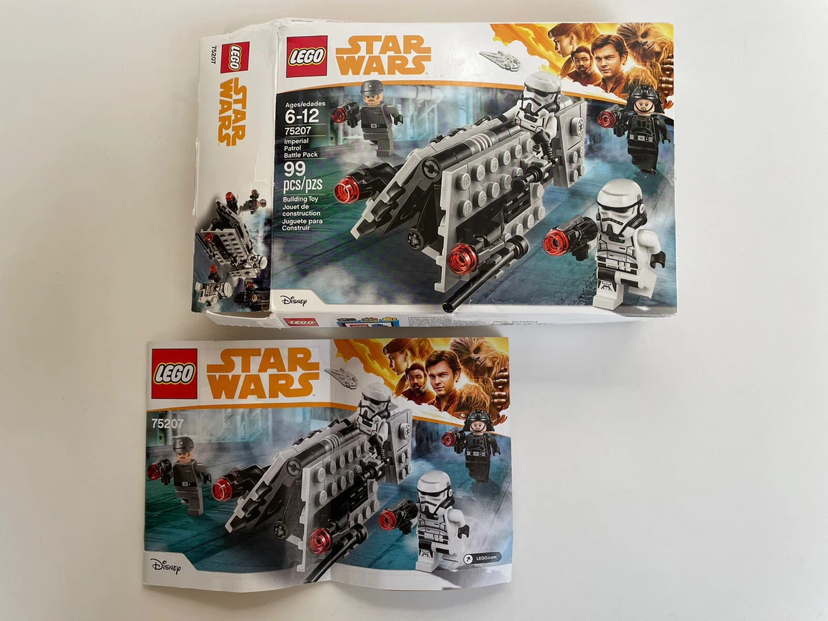 stout Scorch få Lego Star Wars Imperial Patrol Battle Pack 75207 (Empty Box &amp;  Instructions only) | eBay