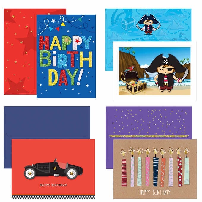 BURGOYNE Handmade All Occasion Greeting Card Collection, 25count, New