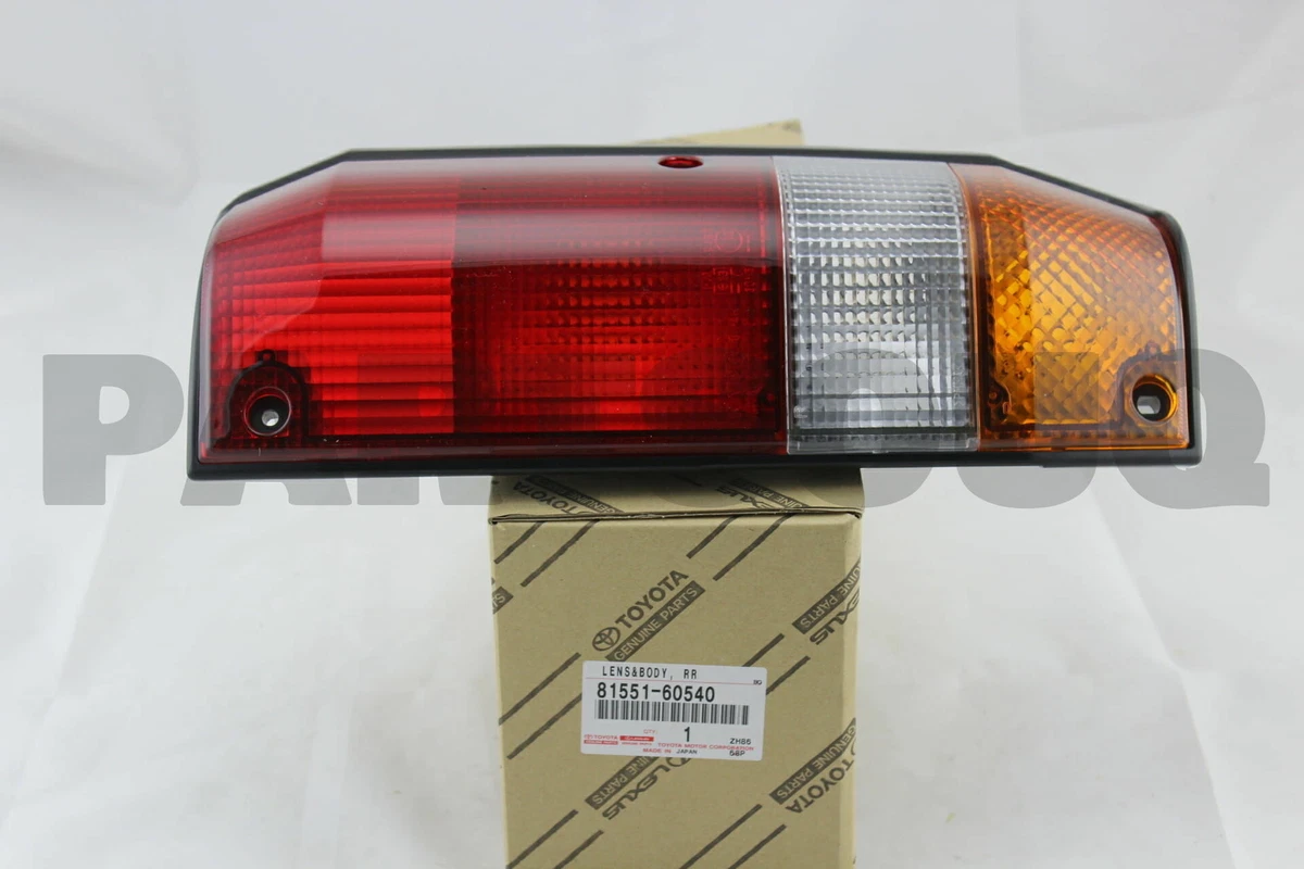 8155160540 Genuine Toyota LENS, REAR COMBINATION LAMP, RH 81551 