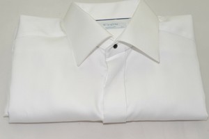 $285 NWOT Eton Contemporary Fit French Cuff Hidden Button Dress Shirt 16 1/2- 36 | eBay