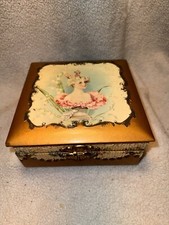 Antique Victorian Collar Box. Great For Trinkets And Jewelry