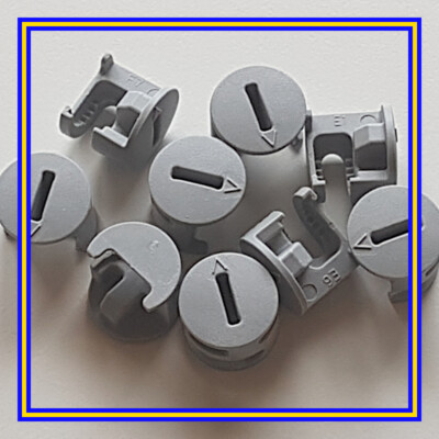 119081 X 10 IKEA Plastic Cam Nuts Fixings (for Billy) GREY - 100