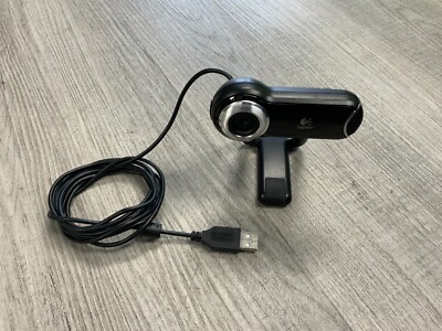 Logitech Pro 9000 Webcam V-U0009 Carl Zeiss Tessar 2.0/3.7 2MP Autofocus Webcam