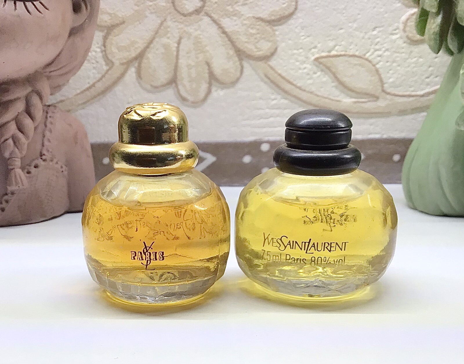 Y. Saint Laurent Paris 7 5 ml ciascuno EDT Fleur De Parfum Gold rarità?