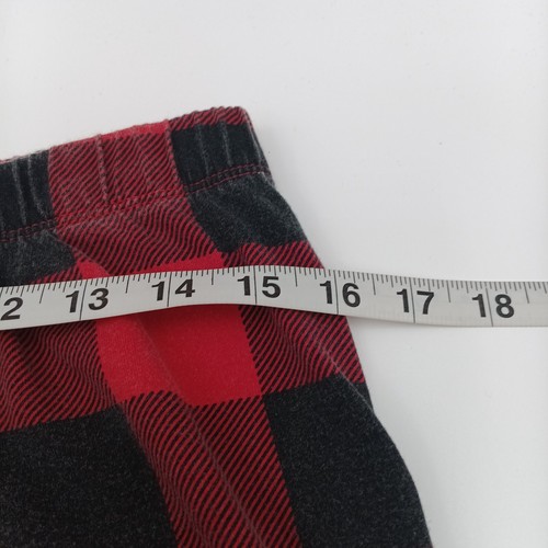 No Boundaries Pants Youth Girl's XL 15-17 Red Buffalo Plaid Stretchy Leggings - Picture 3 of 7