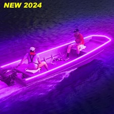 16ft LED UV Black Light Strip Kit, 300 Units Lamp Beads, 12V Purple