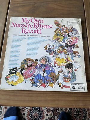 My Own Nursery Rhyme Record Vinyl L.P. from 1967
