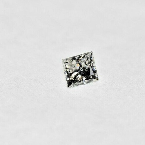 Certified .60 carat E SI1 Princess Cut Natural loose Diamond E G L ,U S A - Picture 9 of 17