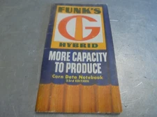 Vintage 1961 Funk's G Hybrid Seed Corn Pocket Ledger 