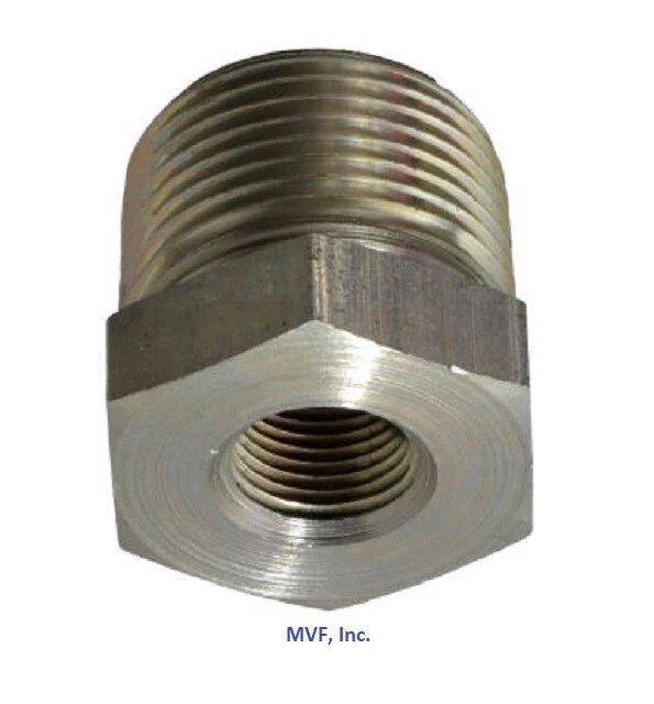 1/4" X 1/8" 3M/6M Threaded (NPT) Hex Bushing A105 Forged Steel FS12020121 - Image 2 of 4